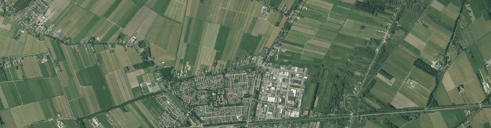 Luchtfoto van Leerdam buitengebied