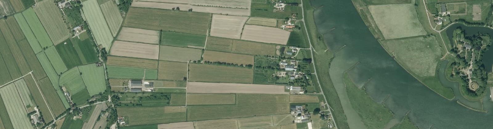 Luchtfoto van Hagestein buitengebied oost