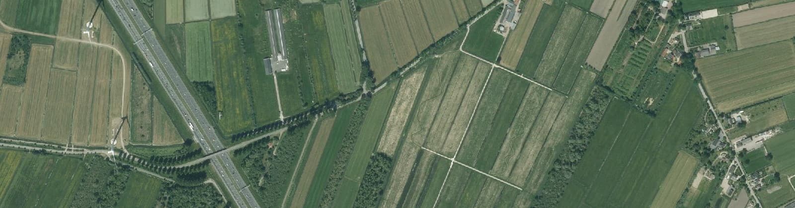 Luchtfoto van Hagestein buitengebied zuid