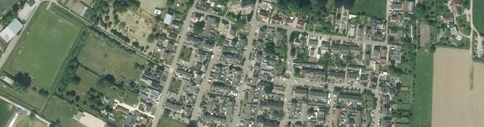 Luchtfoto van Everdingen kern
