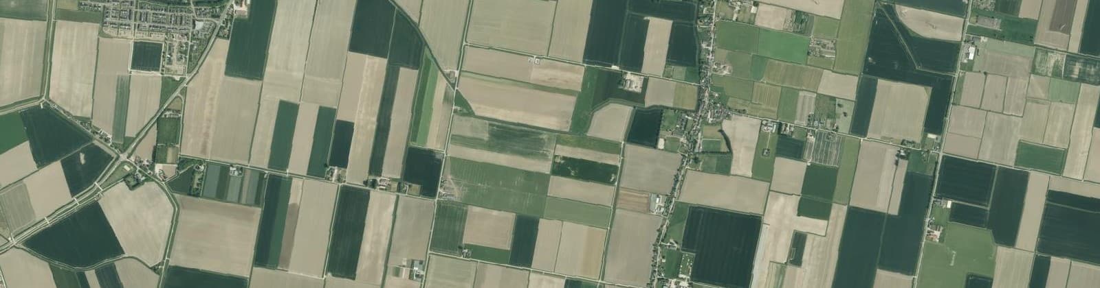 Luchtfoto van Nieuw-Beijerland Buitengebied