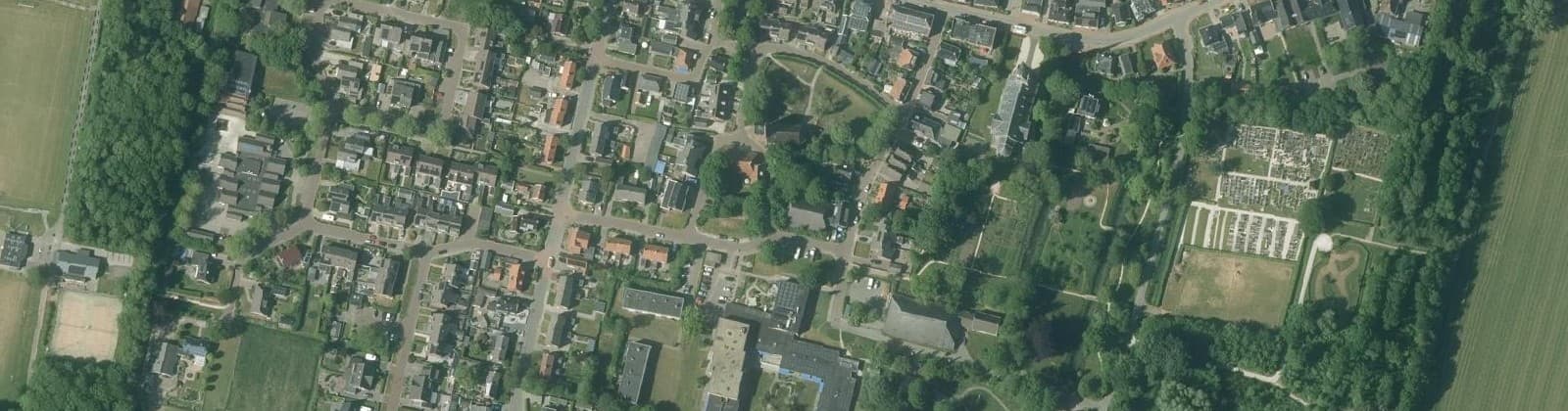 Luchtfoto van Kloosterburen