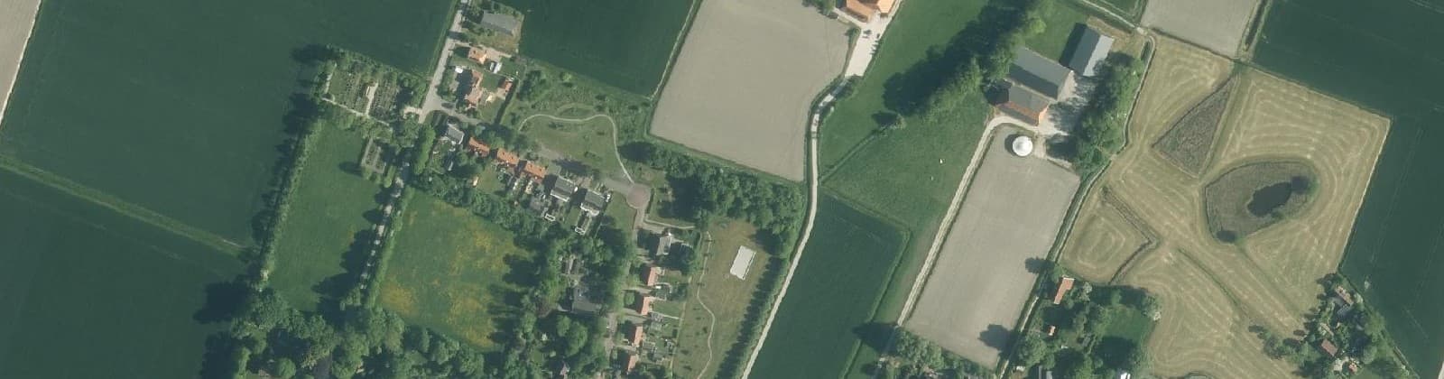 Luchtfoto van Westernieland