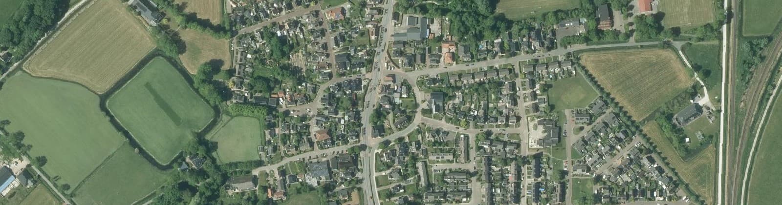Luchtfoto van Sauwerd