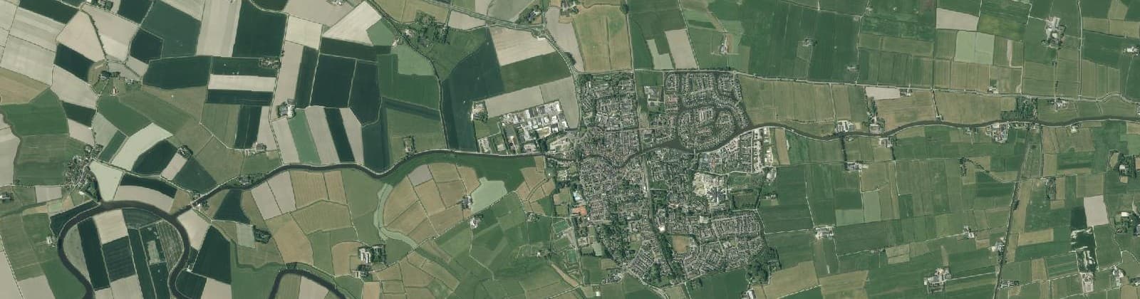 Luchtfoto van Buitengebied Winsum