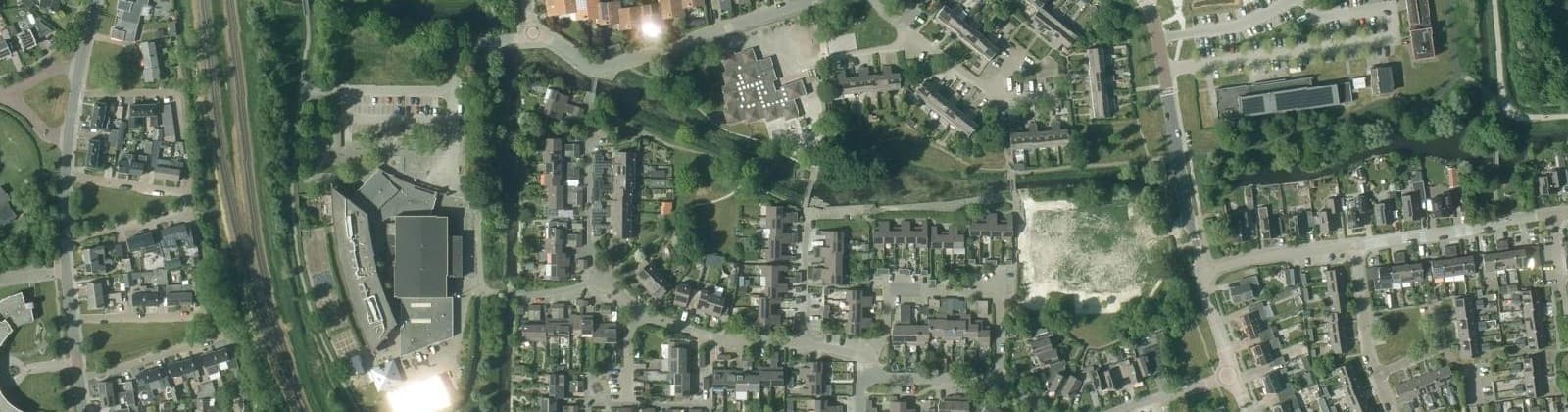 Luchtfoto van Winsum Midden