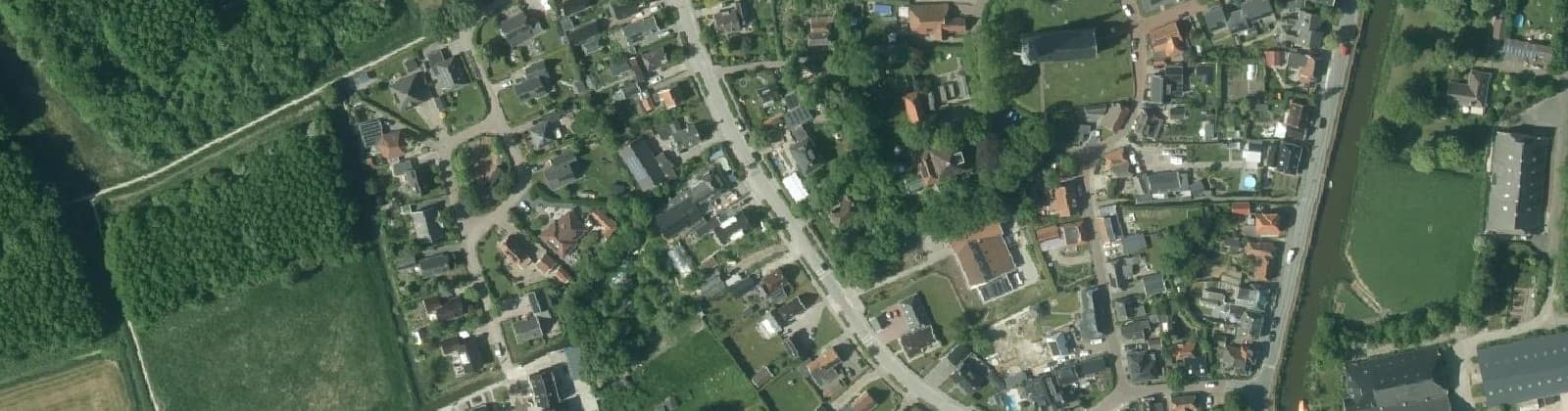 Luchtfoto van Kantens
