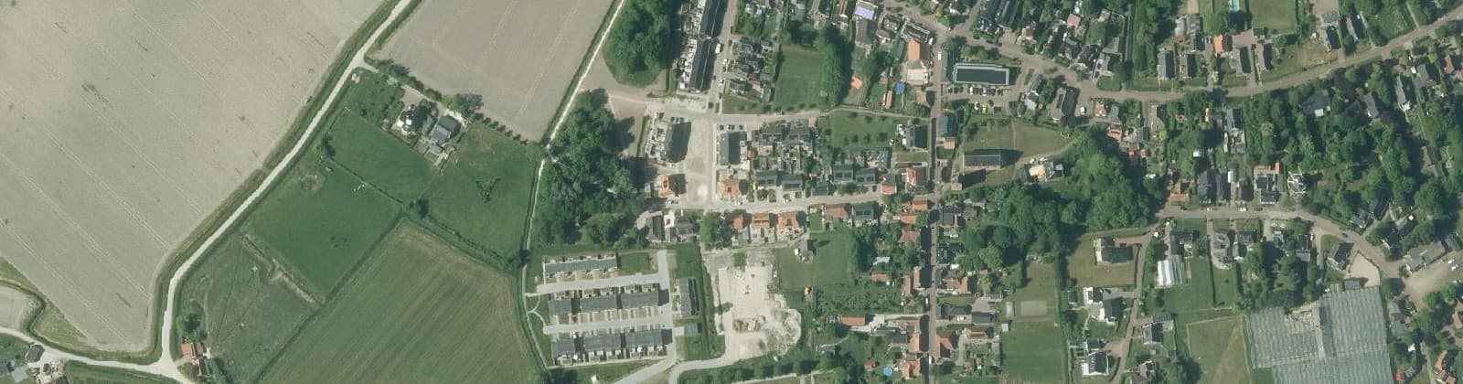 Luchtfoto van Zandeweer