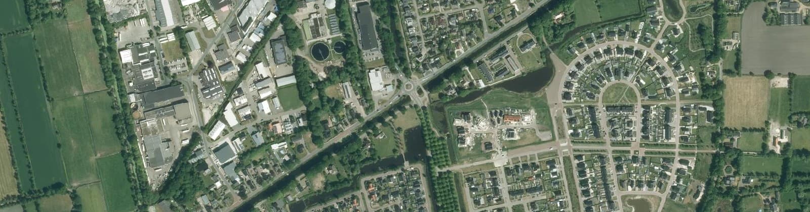 Luchtfoto van Diepswal