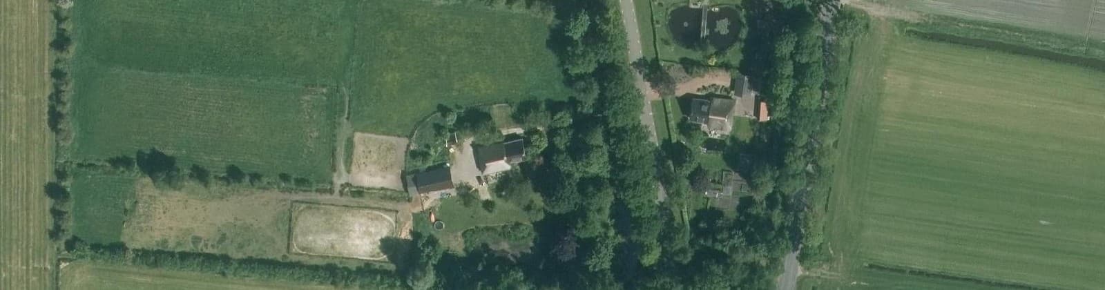 Luchtfoto van De Haspel