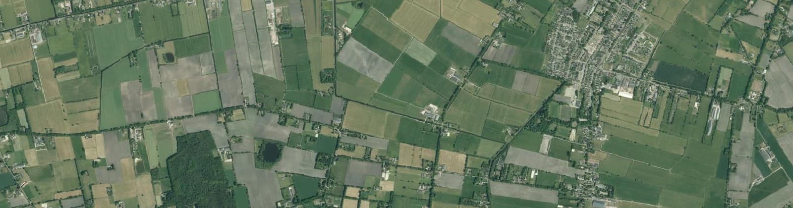Luchtfoto van Buitengebied ten westen van Zevenhuizen
