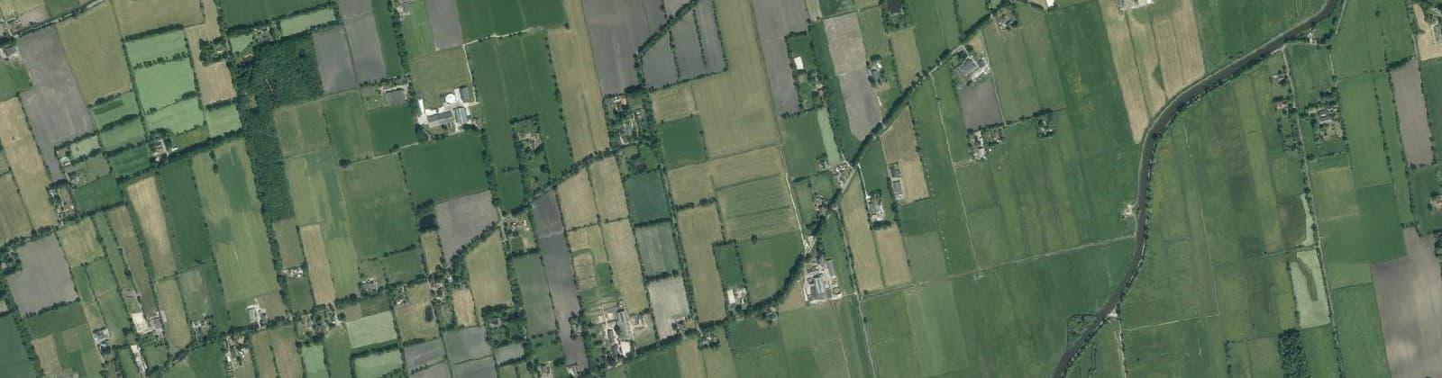 Luchtfoto van Lucaswolde