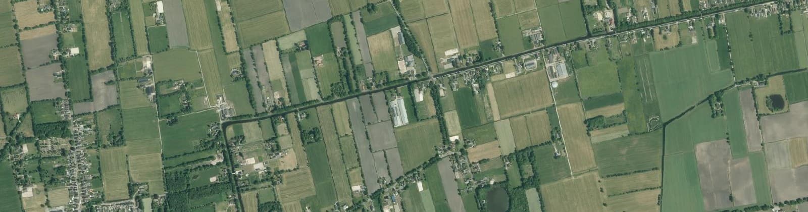 Luchtfoto van Wilpstervaart