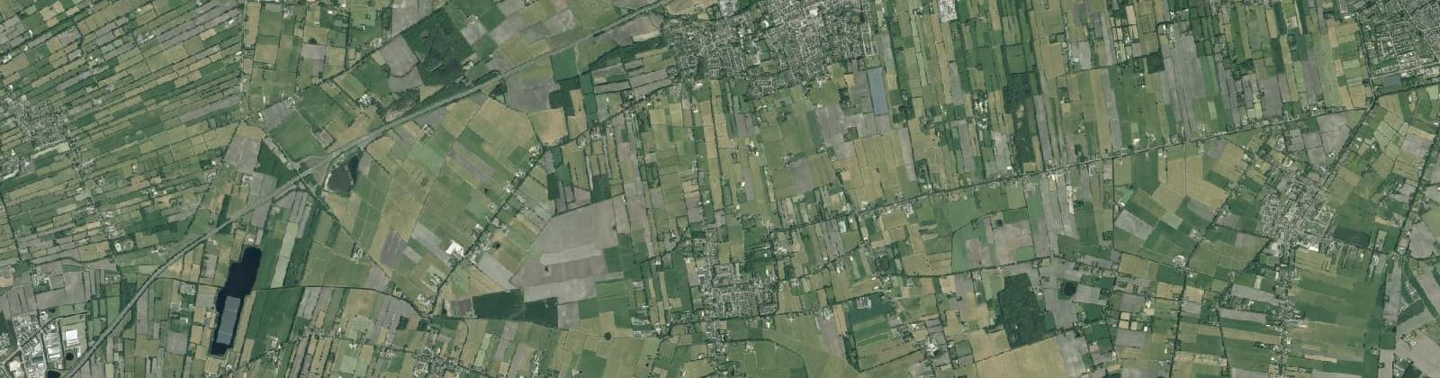 Luchtfoto van Verspr.h. ten noorden van de Wilp