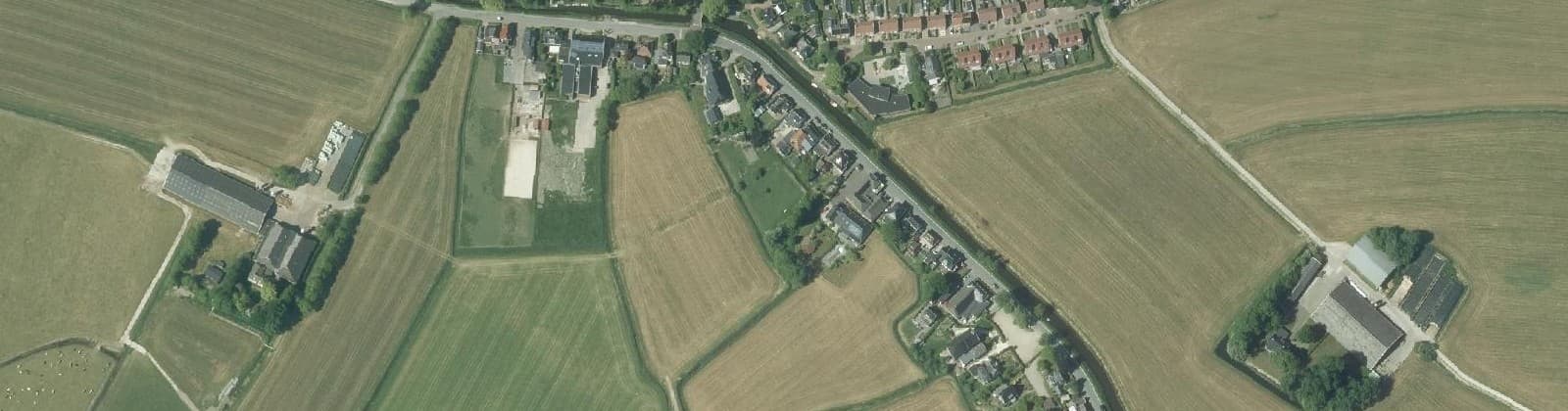 Luchtfoto van Ezinge
