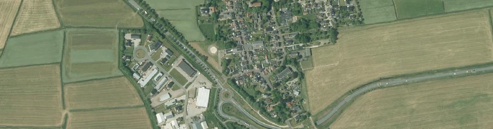 Luchtfoto van Noordhorn