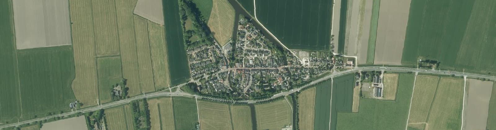 Luchtfoto van Niezijl