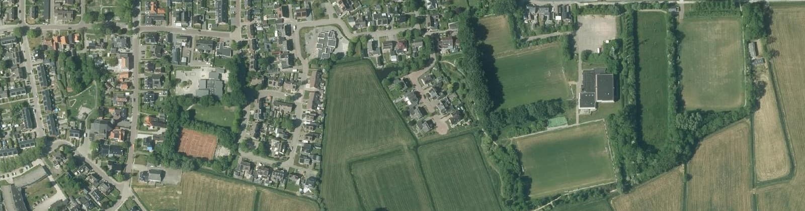 Luchtfoto van Oldehove