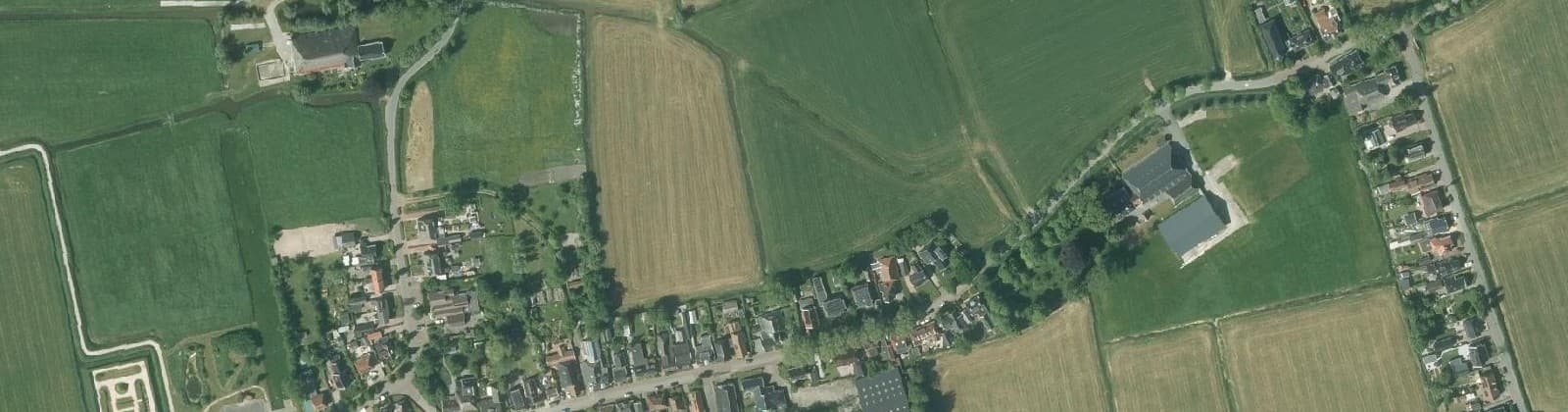 Luchtfoto van Den Horn