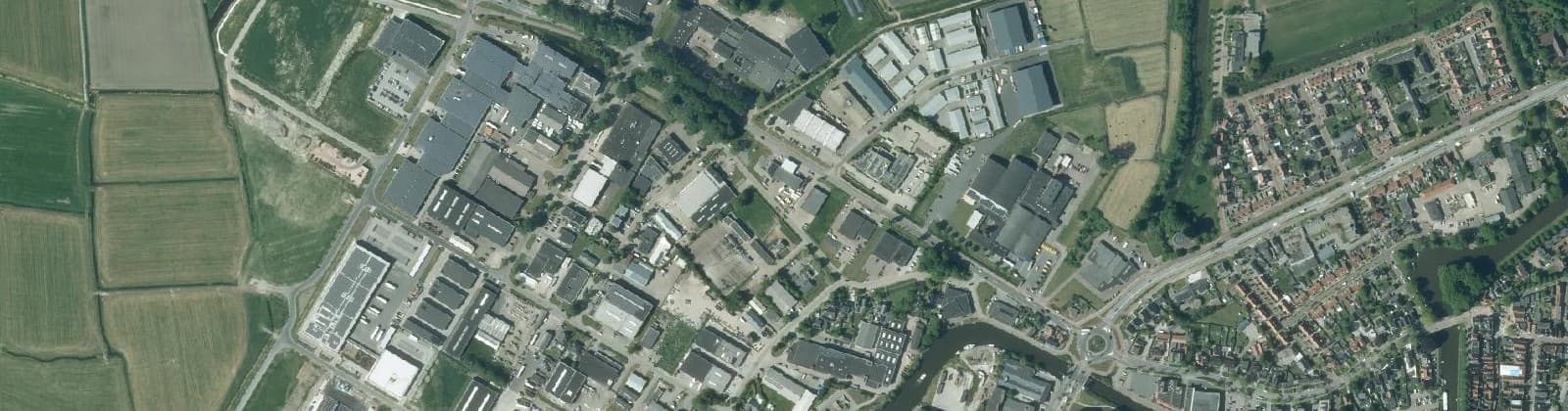 Luchtfoto van Dokkum Betterwird