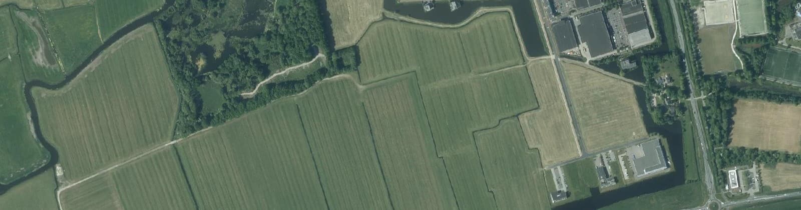 Luchtfoto van De Trije Terpen