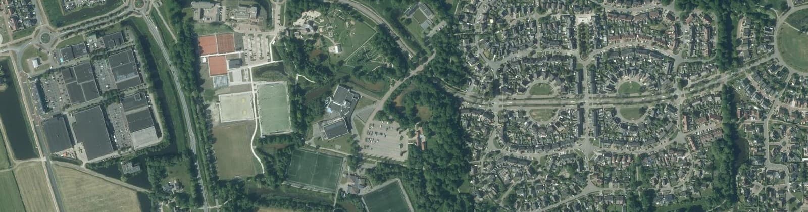 Luchtfoto van Dokkum Jantjeszeepolder