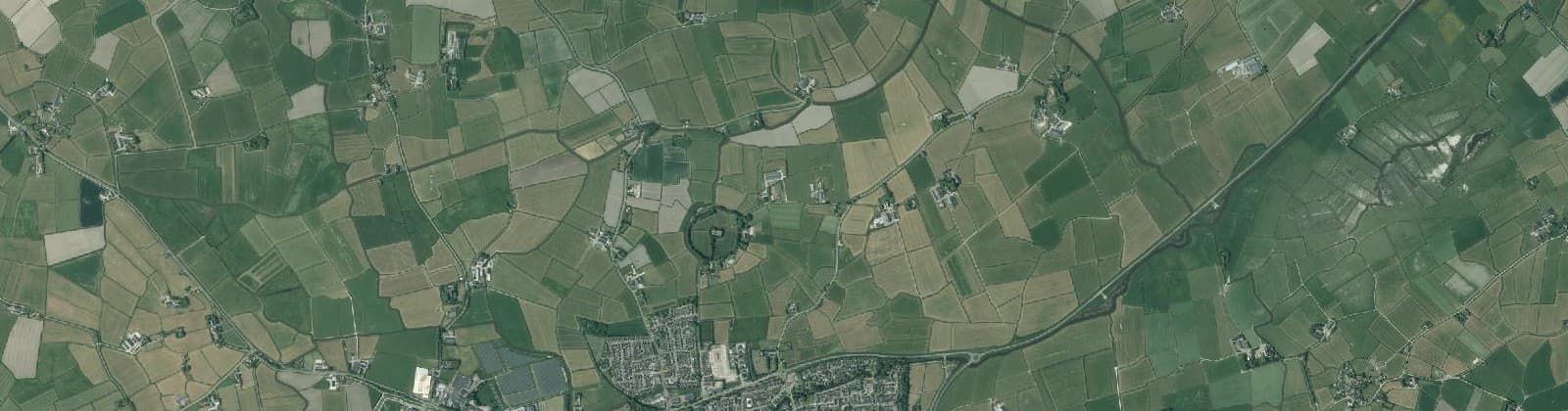 Luchtfoto van Aalsum