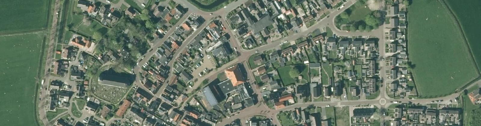 Luchtfoto van Anjum