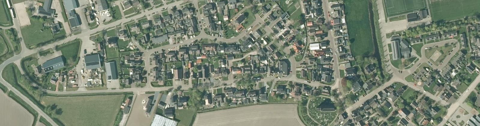 Luchtfoto van Oosternijkerk