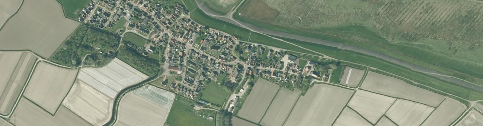 Luchtfoto van Paesens
