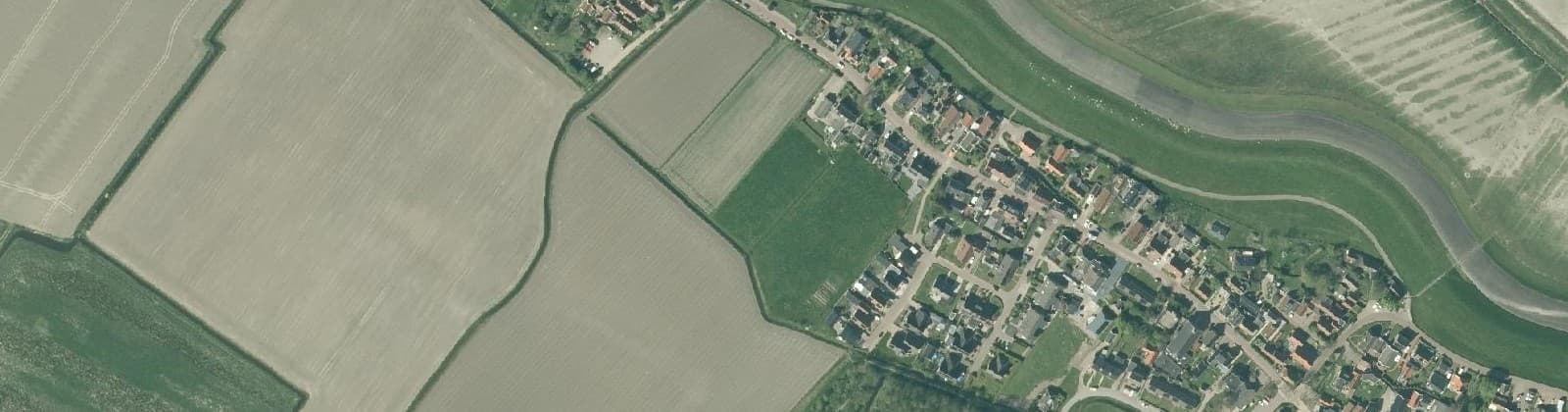 Luchtfoto van Moddergat