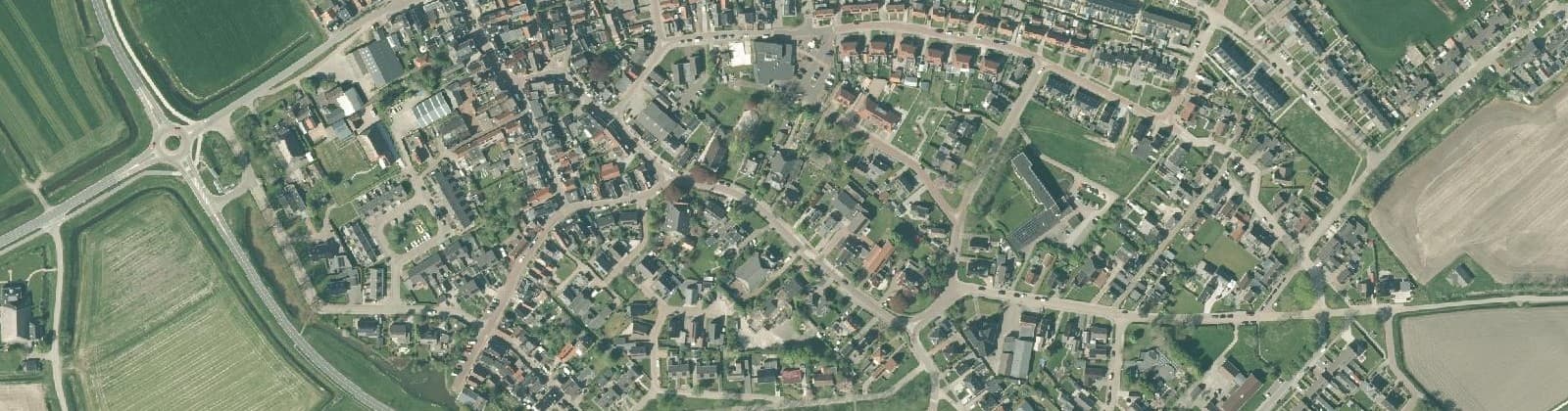 Luchtfoto van Holwerd