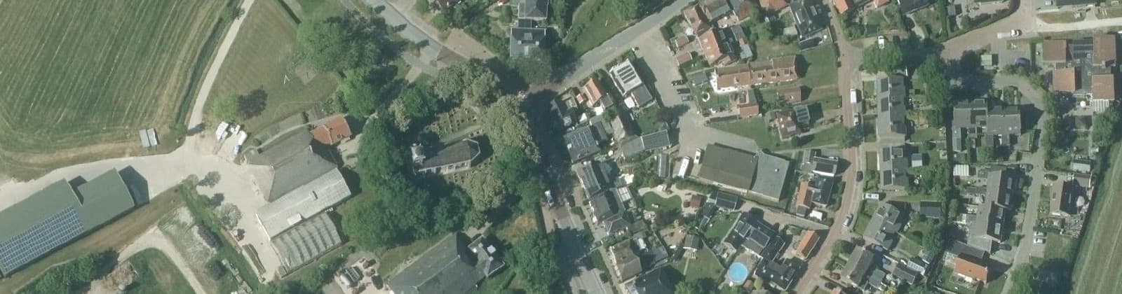 Luchtfoto van Brantgum