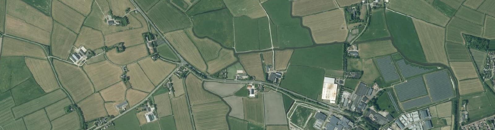 Luchtfoto van Bornwird
