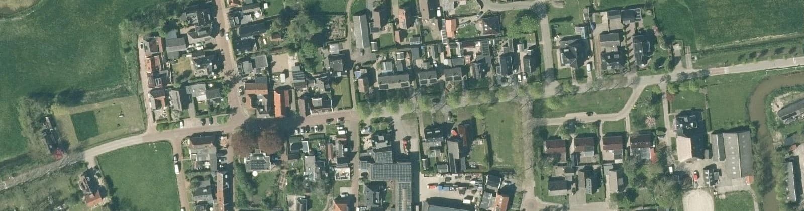 Luchtfoto van Hantum