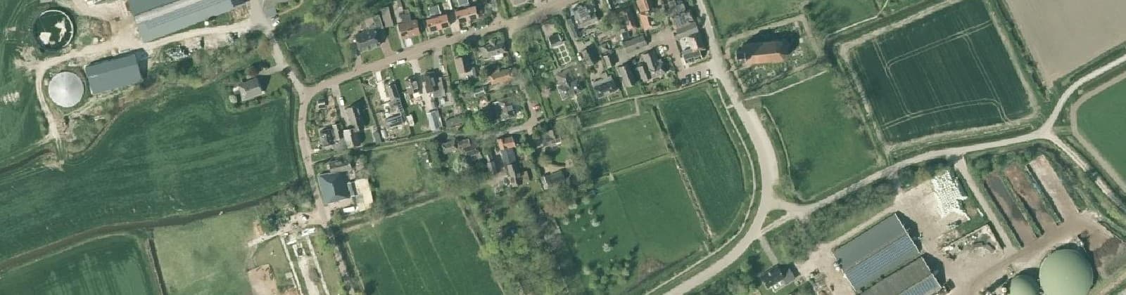 Luchtfoto van Hantumhuizen