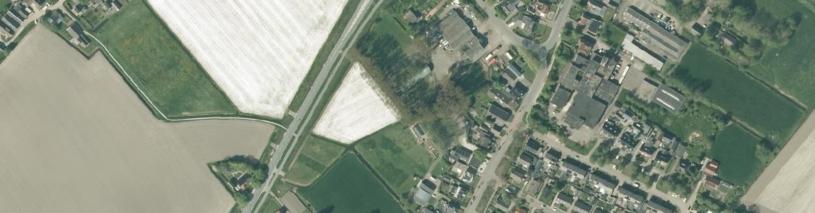 Luchtfoto van Marrum