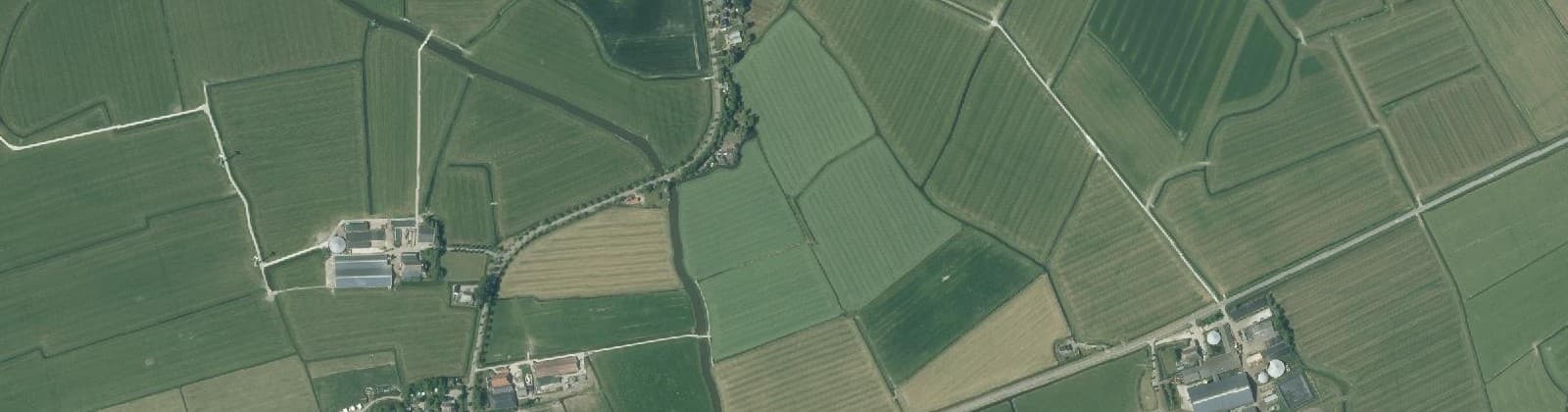 Luchtfoto van Jislum