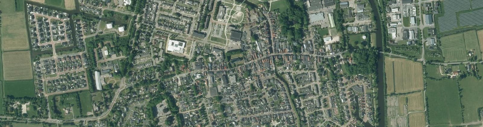 Luchtfoto van Kollum