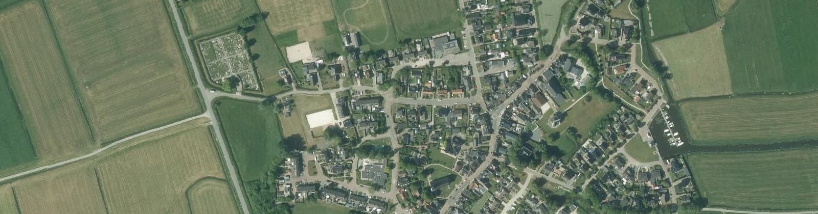 Luchtfoto van Burum