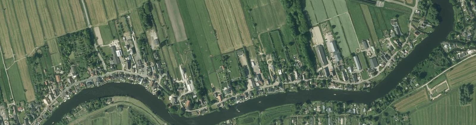 Luchtfoto van Giessenburg-Zuidwest