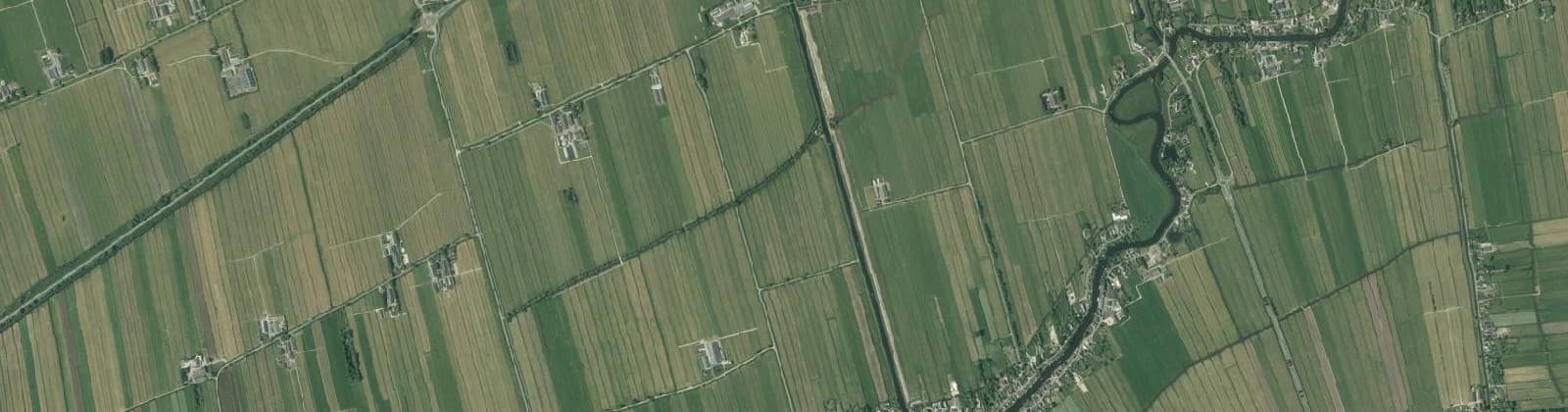 Luchtfoto van Giessenburg-Buitengebied-Noord