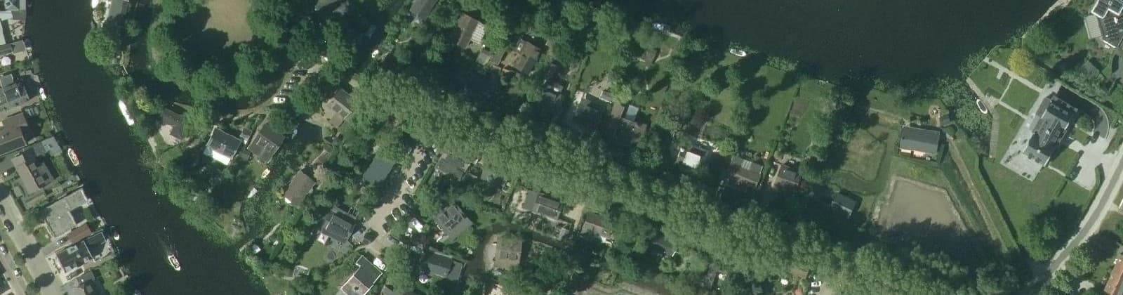 Luchtfoto van Giessenburg-Recreatie-Noord