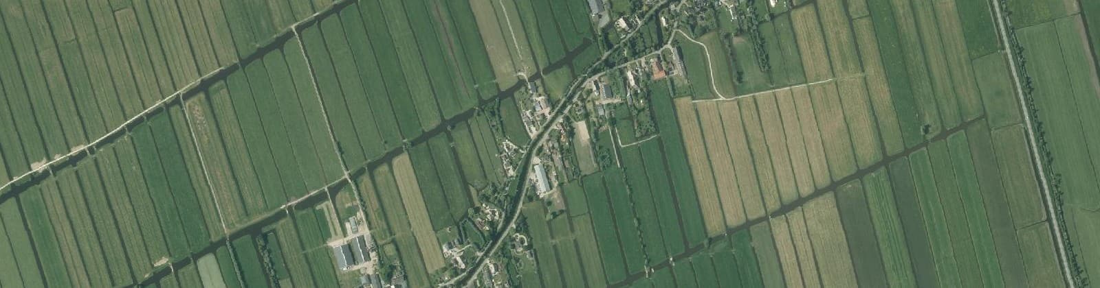 Luchtfoto van Goudriaan-Oost