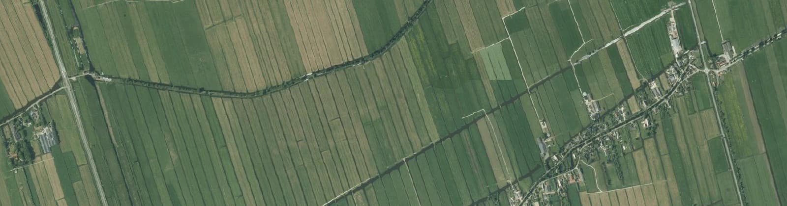 Luchtfoto van Goudriaan-Buitengebied-Noord