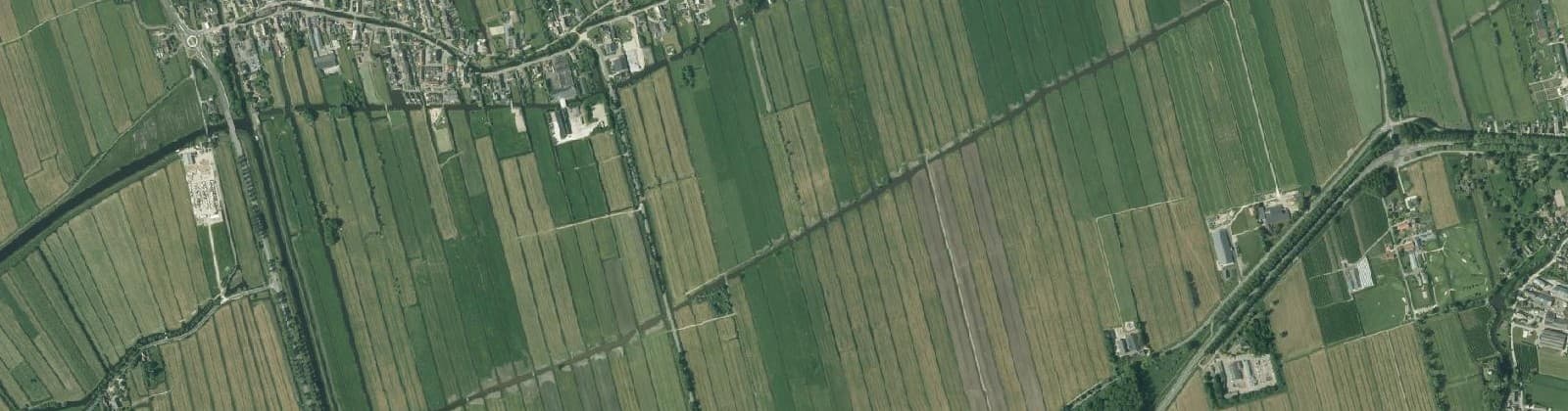 Luchtfoto van Goudriaan-Buitengebied-Zuid