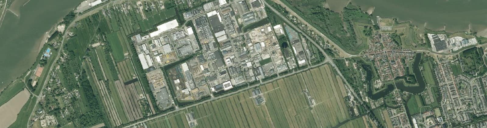 Luchtfoto van Groot-Ammers-Gelkenes