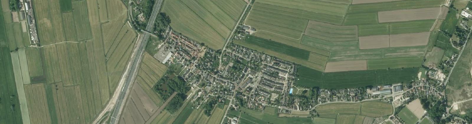 Luchtfoto van Hoogblokland-Dorp
