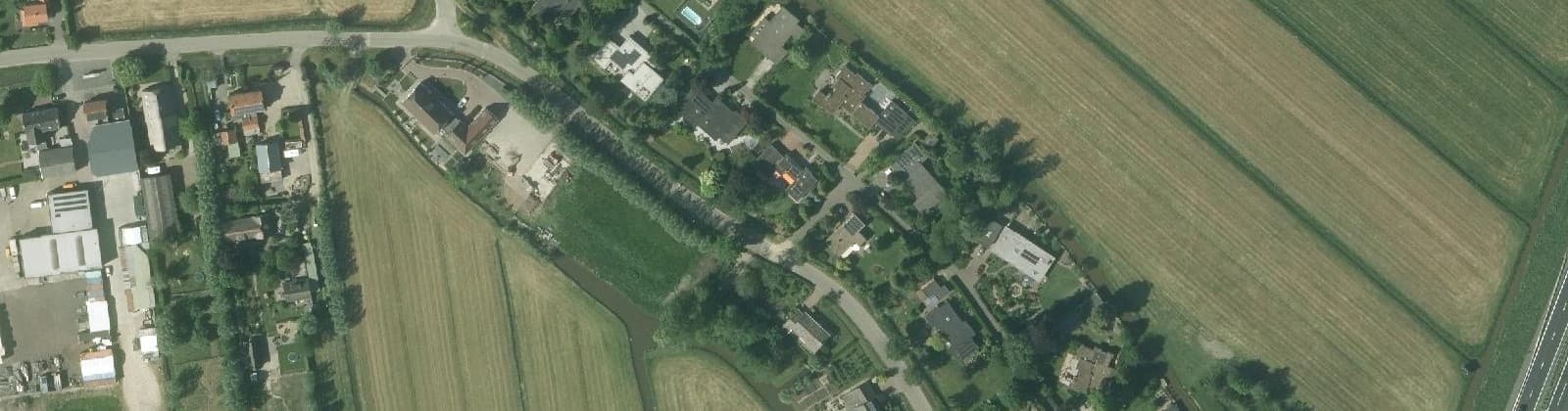 Luchtfoto van Hoogblokland-Minkeloos