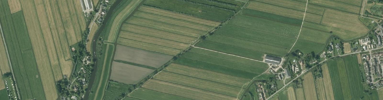 Luchtfoto van Hoornaar-Buitengebied-Noord